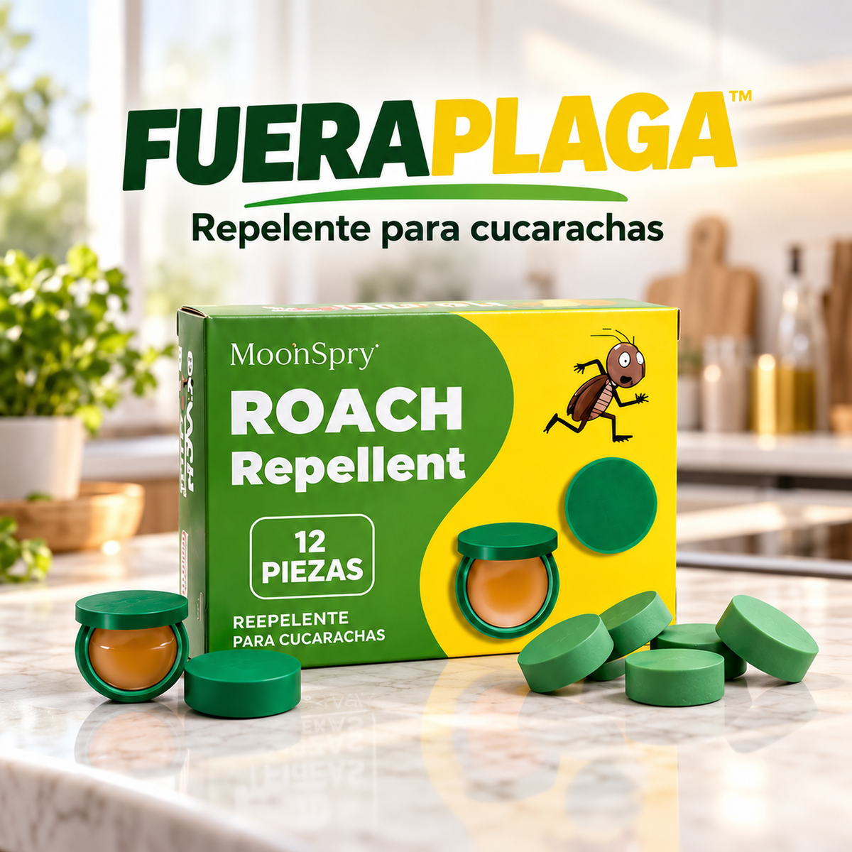 FUERAPLAGA™ | Repelente para Cucarachas NOVEN
