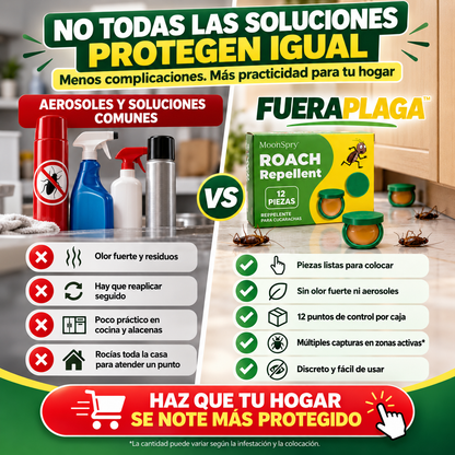 FUERAPLAGA™ | Repelente para Cucarachas NOVEN